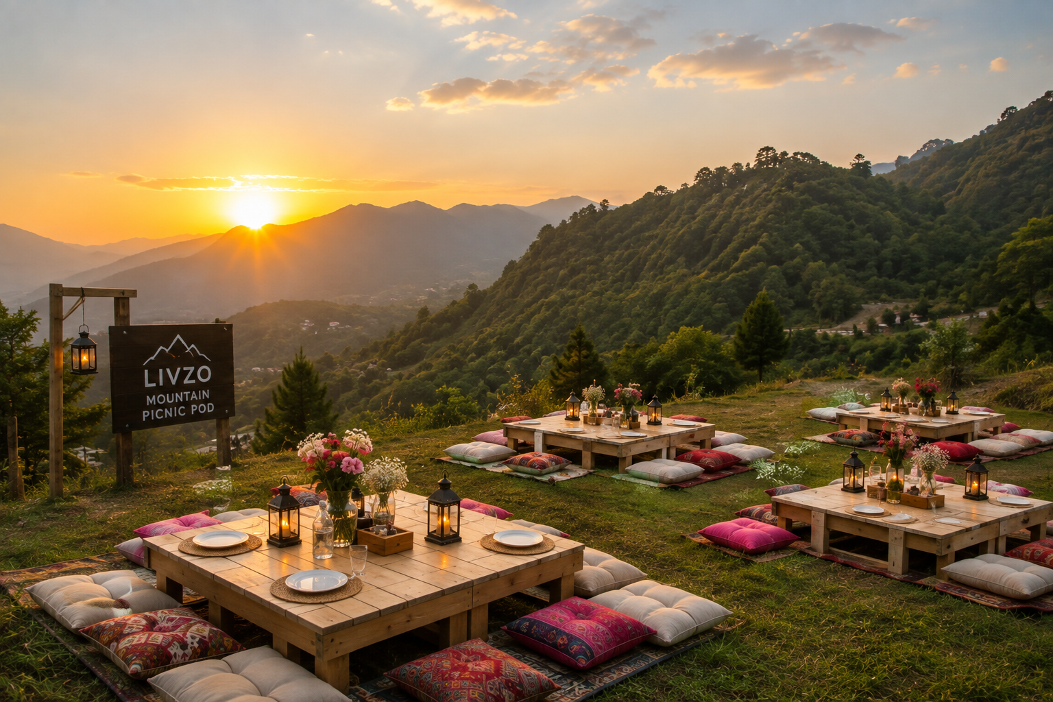 LIVZO Mountain Picnic Pod